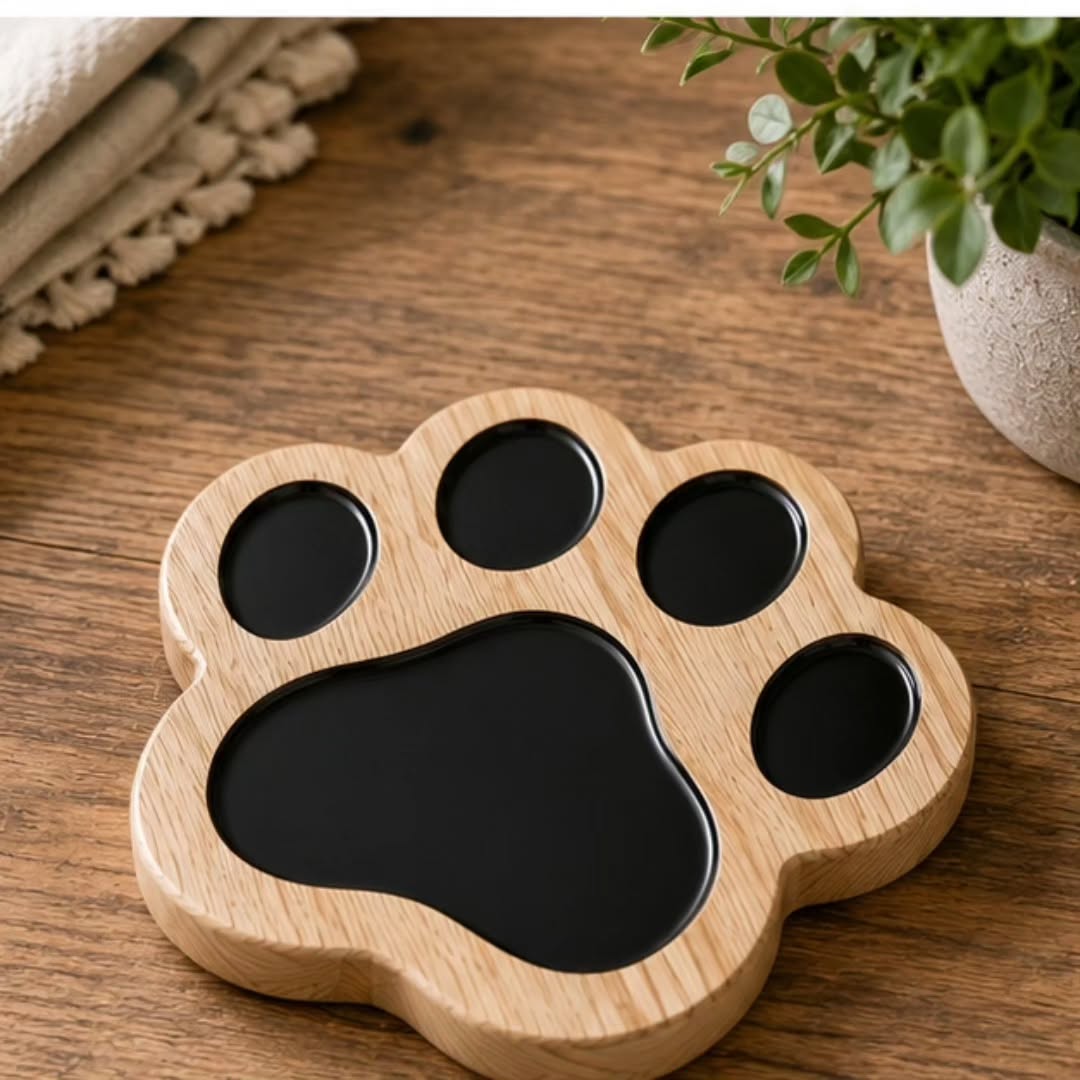 New off the workbench — our Dog Paw Trivet! 🐾
Handcrafted from ash, this 6.5" × 6.5" trivet features a bold black epoxy paw-print inlay. It is a practical way to protect your table or countertop while adding a little personality to your kitchen.
Perfect for dog lovers, housewarming gifts, or anyone who appreciates functional handmade décor.
Handmade in Ontario and available soon.
#DogLoverGift #WoodTrivet #HandmadeInOntario #RusticHomeDecor #CanadianMade