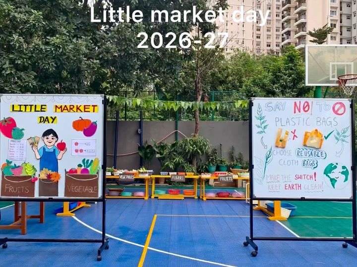 Our school premises transformed into a colorful marketplace on 10th July, as our adorable nursery kids became the ultimate little vendors and sellers! 😍
Through this playful, hands-on experience, our tiny entrepreneurs successfully learned the real-world concepts of buying, selling, weighing goods, and handling money!
A huge thank you to all the parents for your wonderful cooperation in making this day a memorable learning milestone. HandsOnLearning RolePlayActivity ExperientialLearningTheHomeSchool SchoolLife EarlyYearsEducation PreschoolActivities KindergartenChronicles FunAtSchool LearningThroughPlay SchoolEventsInstagramReels CuteKidsOfInstagram ProudSchool ParentTeacherCommunity SchoolMilestones AdorableVendors ReelItFeelIt #LittleMarketDay #SchoolMarketDay #TinyEntrepreneurs #YoungSellers #NurseryActivities