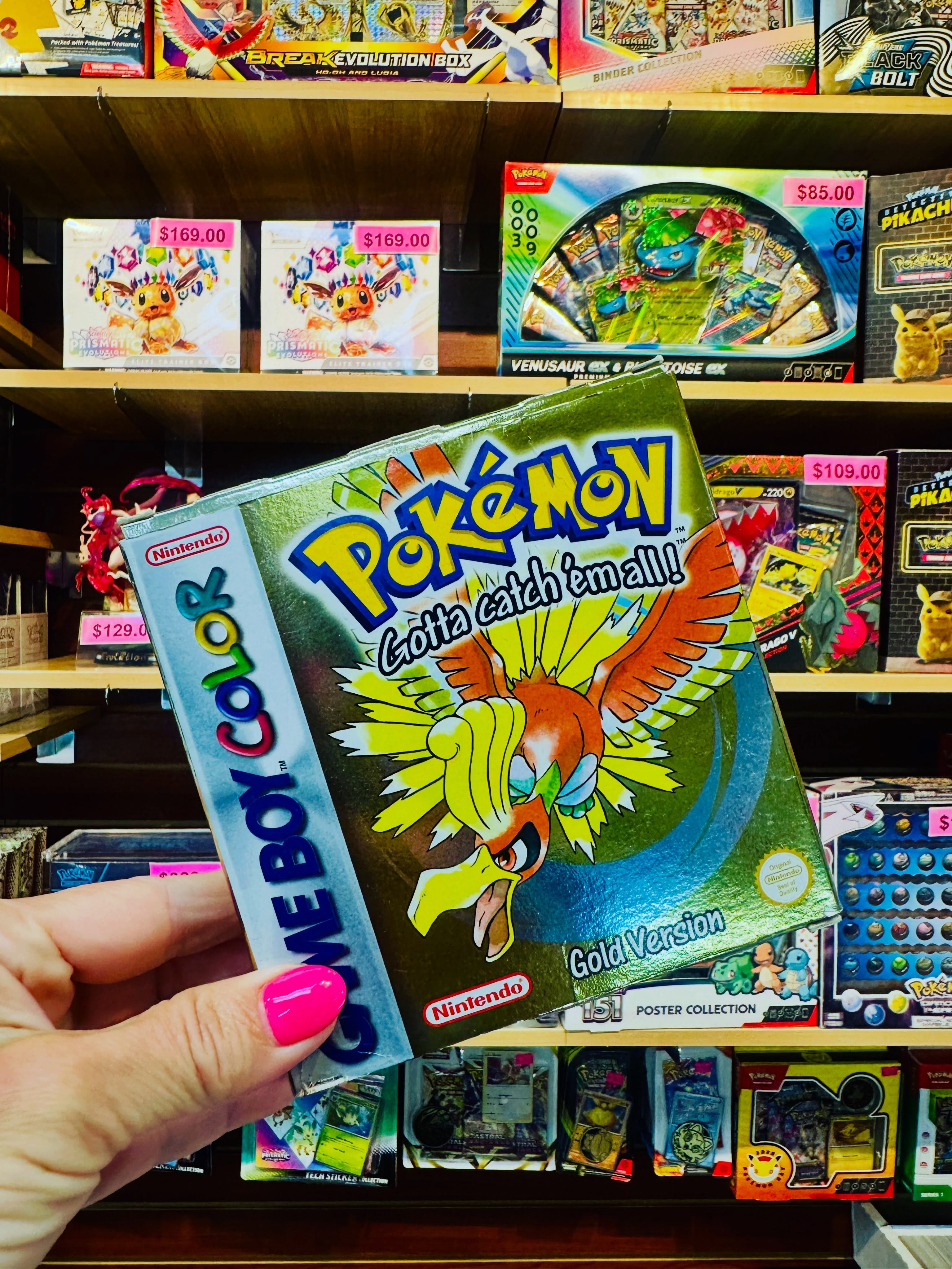 HERE IS A CIB GAMEBOY POKEMON GOLD AVAILABLE AT FOUND IT 🔎 LARGEST RETRO VIDEO GAME STORE IN DFW🔥 OPEN 10-7 & WE SHIP🔥
You’ve been looking for it....
We Found It!
Found It Electronics & Video Games
6238 Rufe Snow Drive, Ste. 124
North Richland Hills, TX 76148
817-401-4596
Open 10-7 Mon-Sat 12-7 Sun
www.founditgames.com
#pokemon #pokemongold #gameboy #gameboycolor #pokemontcg