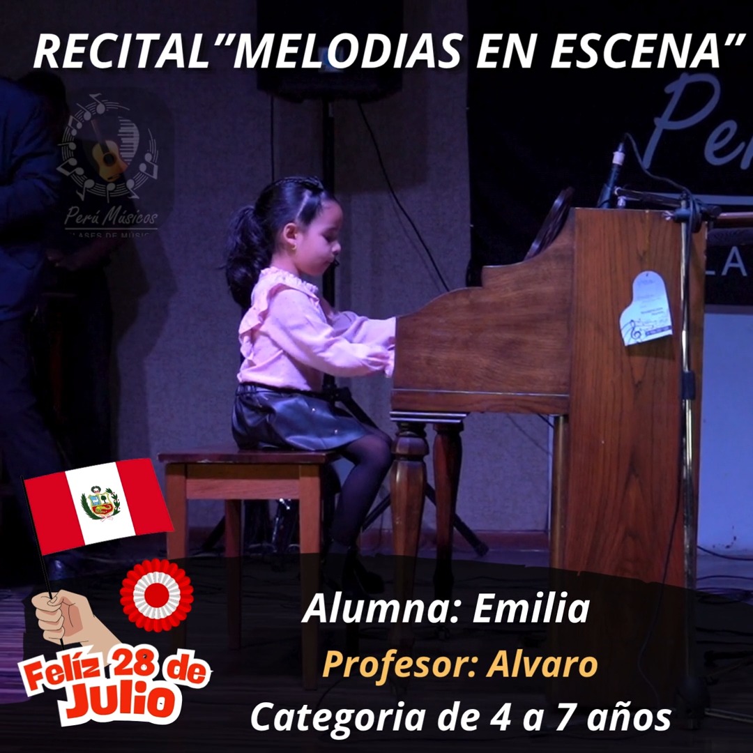 ¡El tamaño de su talento no se mide en centímetros! 🥹✨¿Quién dijo que el escenario es solo para los grandes? El pasado 4 de julio, en nuestro gran Recital "Melodías en Escena", los más pequeñitos de la casa (de 4 a 7 añitos) nos dieron la lección de vida más hermosa de todas.
Ver a niños tan pequeños subir al escenario, mirar al público, respirar hondo y vencer el miedo para hacer sonar sus instrumentos no solo es talento... ¡Es pura Inteligencia Emocional en acción! 🧠❤️
A través de la música, ellos no solo aprenden notas musicales; aprenden a:
✅ Controlar sus emociones y canalizar los nervios.
✅ Desarrollar una seguridad y autoestima inquebrantables.
✅ Potenciar su concentración y disciplina desde la primera infancia.
¡Nos estalla el pecho de orgullo al verlos brillar y demostrar de lo que son capaces! ¡Felicidades, campeones! 🏆🎹🎻
¿Quieres que tu hijo también desarrolle esta increíble seguridad y talento? 🚀
No importa si estás en Lima o en cualquier parte del mundo. En Perú Músicos llevamos esta metodología única (que une música, PNL y desarrollo emocional) directo a tu hogar:
🏡 Clases de música a domicilio en Lima: Comodidad, seguridad y profesores especializados que van hasta tu casa.
💻 Clases online para todo el Perú y el mundo: Una experiencia interactiva y súper didáctica adaptada a la edad de tu peque, estés donde estés.
¡El mejor momento para empezar a construir su confianza es hoy!
www.perumusicos.com
Reserva tus clases al Whatsapp https://wa.me/51922168421 y https://wa.me/51984150584 ¡Esperamos verte pronto!
#PeruMusicos #MelodiasEnEscena #ClasesDeMusica #InteligenciaEmocional #PNLniños #MusicaParaNiños #ClasesDeMusicaLima #ClasesDeMusicaOnline #EstimulacionMusical #MiedoEscenico #NiñosArtistas #EducacionEmocional #PadresPeruanos #ClasesADomicilioLima #TalentoPeruano #MaternidadLima #DesarrolloInfantil #MusicaADomicilio #AprenderMusica #EducacionInfantil