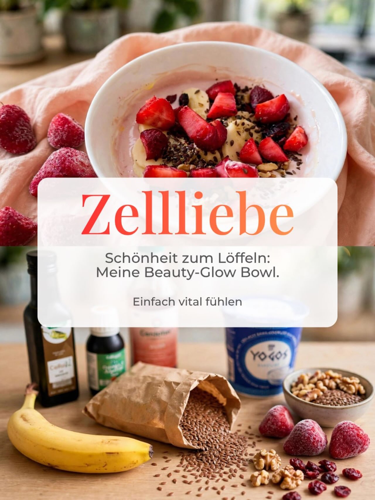 Glow zum Frühstück? ✨🥗 Diese Bowl ist mehr als nur ein Rezept – sie ist pure Zellnahrung. Bunt, lebendig und genau das, was dein Stoffwechsel braucht, um auf Touren zu kommen. Einfach, lecker und ohne Kalorienzählen. Denn wenn deine Zellen satt sind, hat der Heißhunger keine Chance mehr. Das Rezept findest du auf meiner Website (Link in Bio)! 🥣🧡 Yvonne #zellliebe #beautyglow #rezepte #stoffwechsel #gesundeernährung