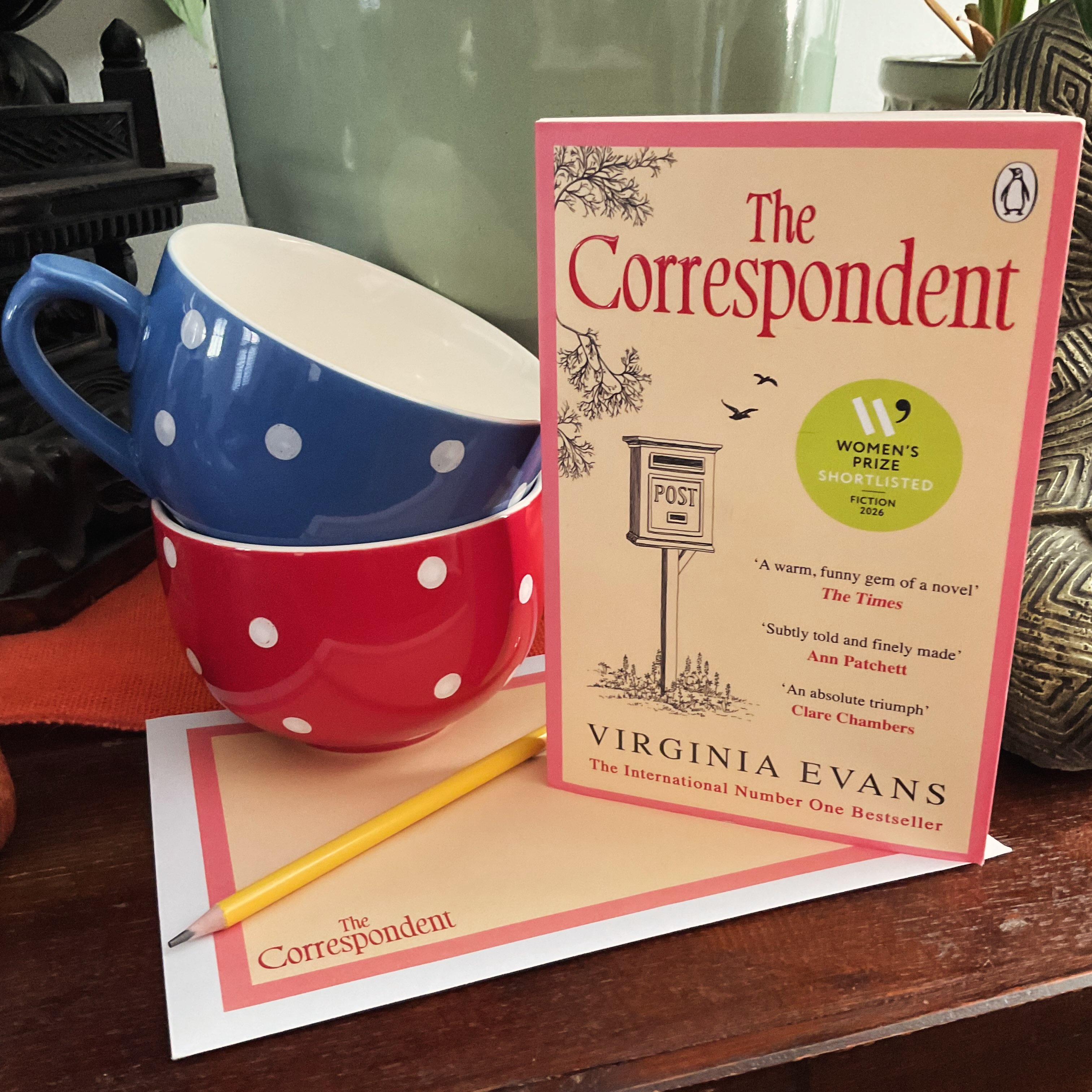 Very much enjoyed this incredible and insightful debut by Virginia Evans.
Gently heartbreaking and warm, The Correspondent is the life story of Sybil Van Antwerp told through the letters she writes. Letters to her family, friends, authors of books that have shaped her life, neighbours and distant relatives. Each beautifully written letter draws her closer to one final letter.
Sybil is highly intelligent, often dry and sarcastic and has long given up on a filter. An unforgettable character…I’d love to write to her.
#thecorrespondent #virginiaevans #womensprizeforfiction #bookwormsunite #bookishlove