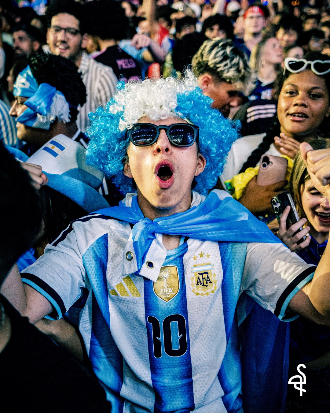 What a way to wrap up the FIFA Fan Festival in Kansas City! 🇦🇷 #befresco #kansascity #worldcup #argentina