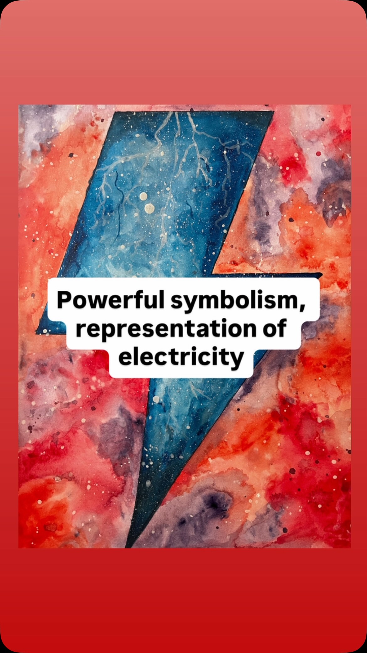 Just added! ⚡️
The lightening bolt is such a powerful image full of connection ⚡️
You can purchase my original mounted artwork of this piece now on my website
Alternatively, A4, A3 art prints are also available now too⚡️
Link in bio
#stardustacrylicart
#lighteningbolt
#thunderbolt
#watercolourart
#lighteningart