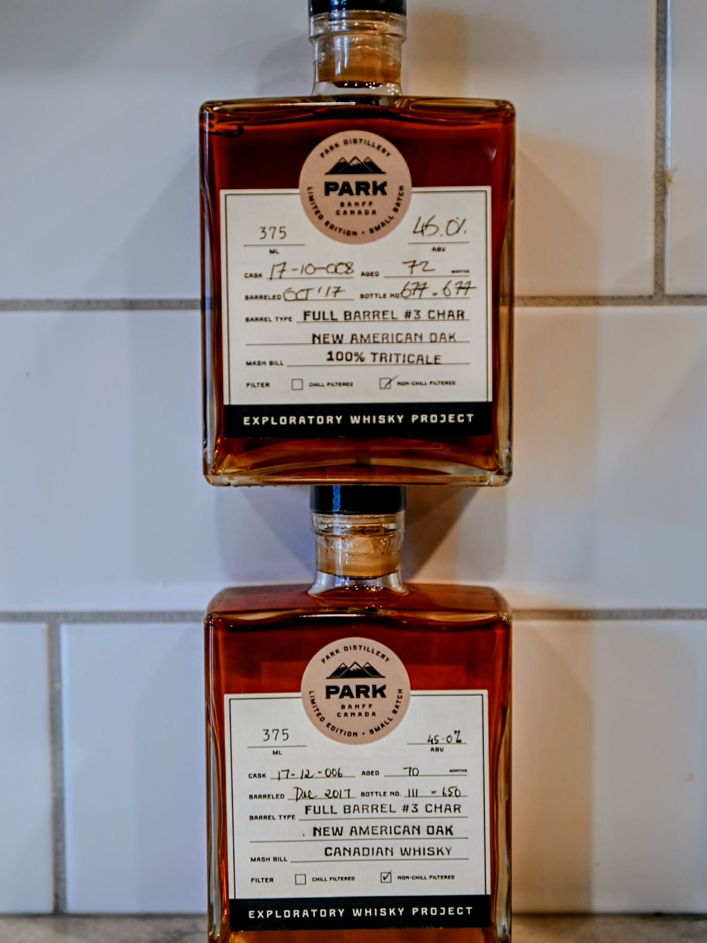 One of my favorite parts of the whisky world is going to events such as @banffwhiskyexperience and just walking around meeting other whisky lovers and especially the people behind the brands and the ones making the water of life.
Thats exactly how these two special bottles came to my possession.
I was honoured to present for @hansendistillery at the 2023 Banff Whisky Experience and during the weekend I met the guys behind @parkdistillery and shared thoughts and stories. One of the bottles I had on hand for the weekend was the original Dark Cloud Whisky and they were asking me all kinds of questions about it.
At the main event I popped over to their table and said hi and left a bottle of the Dark Cloud for them. They in turn handed me these. Two experimental bottlings tjat weren't made into wide releases and kept as these smaller single cask releases. They were pouring them for the VIP portion of the evening and I was flabbergasted at the generosity.
One is a 100% triticale and the other is a true Canadian whisky. Both are really damn good!
.
.
.
.
.
#canadianmade #canadianwhisky #banff #parkdistillery #story