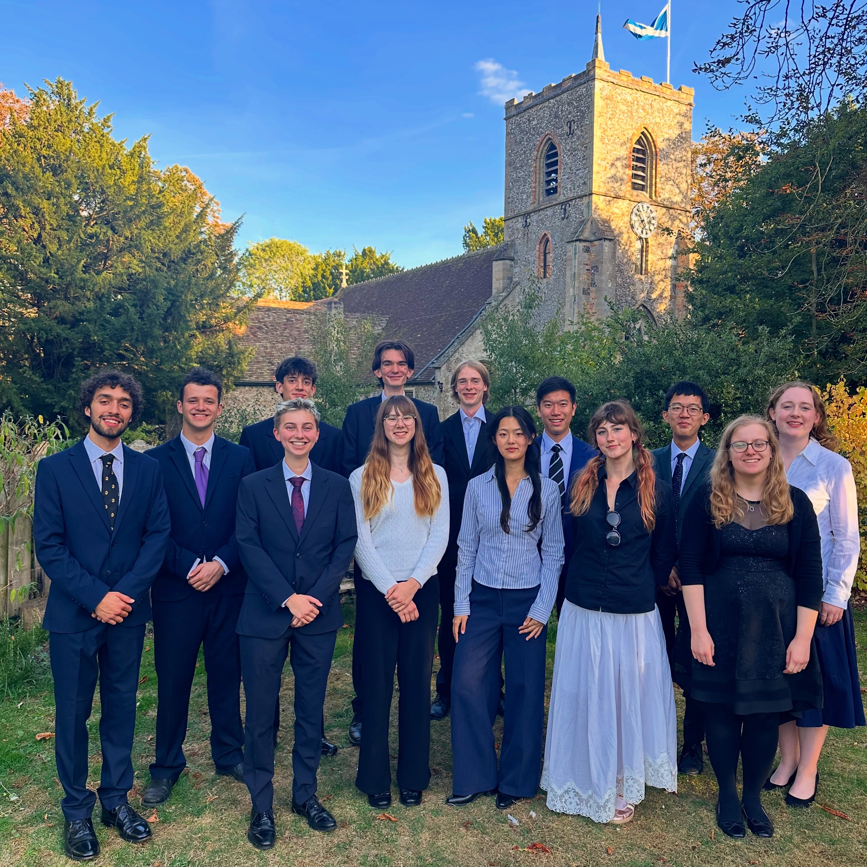 👏 A wonderful first few days with our new Choir members!
A big @choirofclarecollege welcome to Zach, Oscar, Levi, Leo, Alex, Eva, Otis, Aurora, Jerry, Hannah, Yipeng, Zoë, and Anna! ❤️ And our huge thanks once again to Rev’d Simon Taylor and @standrewstapleford for hosting us so generously today for our first service of the year.
🕯️ Choral services at @chapelofclarecollege resume next Thursday, with many highlights this Michaelmas Term including Duruflé Requiem, a joint service with our sister College @orieloxford, our popular Advent Carol Services with a new commission from @cherylhoad, and a 2-week tour across USA with @mrgrahamross to bring our year-long 700th anniversary celebrations to a close. 📖 Full details of all music and services for the Michaelmas Term in the Termcard here: https://www.clare.cam.ac.uk/sites/default/files/2026-09/Updated%20Michaelmas%20Termcard%202026.pdf
#ClareChoir @clarecollege @cambridgeuniversity #newyear #newterm #newchoir #Clare