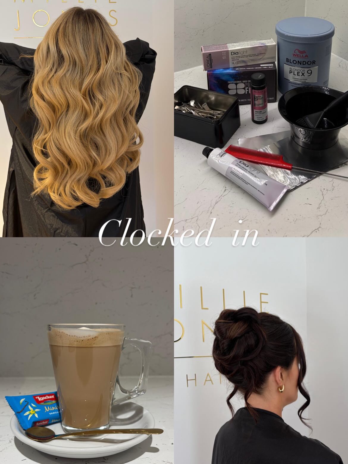 Your hairdressers clocked in vs clocked out ✂️🥂
#hairup #farnham #hairdressing #lifestyle
